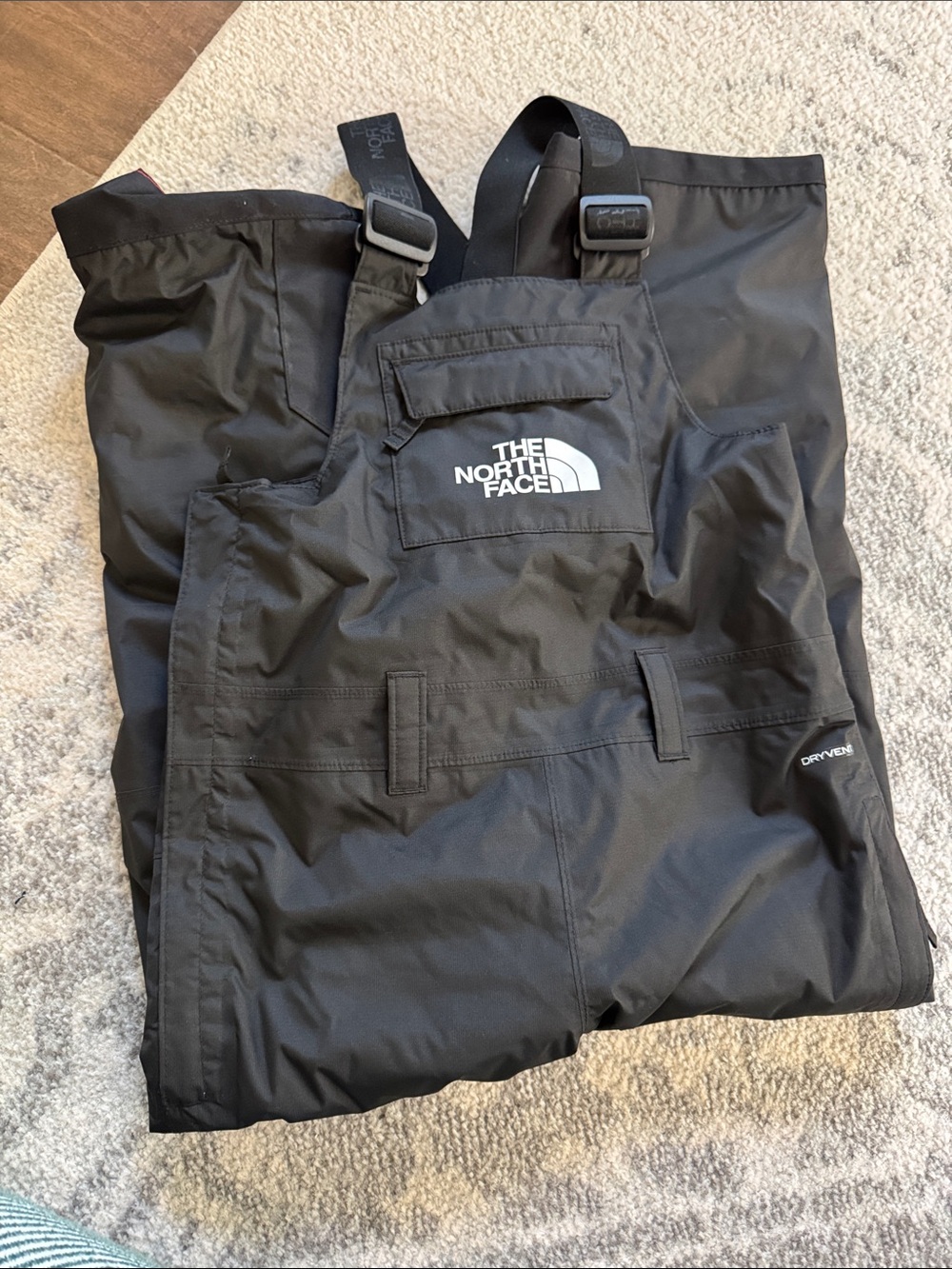 The North Face Men’s Black Cargo Bib Pants